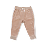 Angel Dear Velour Bear Ears Zip Hoodie And Varsity Stripe Jogger Set - Apparel & Accessories > Clothing > Baby & Toddler Clothing > Baby & Toddler Outfits 985_V