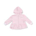 Angel Dear Velour Zip Peplum Hoodie And Jogger Set For Girls And Kids - Apparel & Accessories > Clothing > Baby & Toddler Clothing > Baby & Toddler Outerwear > Baby & Toddler Coats & Jackets 963_V