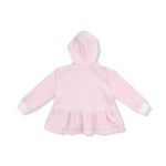 Angel Dear Velour Zip Peplum Hoodie And Jogger Set For Girls And Kids - Apparel & Accessories > Clothing > Baby & Toddler Clothing > Baby & Toddler Outerwear > Baby & Toddler Coats & Jackets 963_V