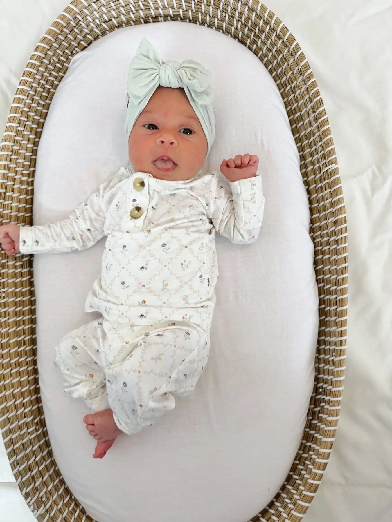 Little Joy Co. Vintage Blooms 2pc Bamboo Henley Pajamas For Kids Cozy - Apparel & Accessories > Clothing > Sleepwear & Loungewear > Pajamas