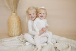 Little Joy Co. Vintage Blooms 2pc Bamboo Henley Pajamas For Kids Cozy - Apparel & Accessories > Clothing > Sleepwear & Loungewear > Pajamas