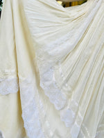 Sweet Harvest Farms Vintage Gown Wedding Dress Cotton Lace Pearl Buttons - Apparel & Accessories vintage