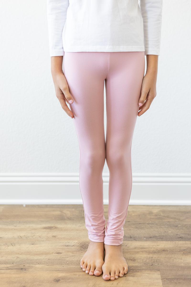Vintage Pink High Waisted Leggings For Layering Mila Rose - Everetts Place Boutique - Leggings