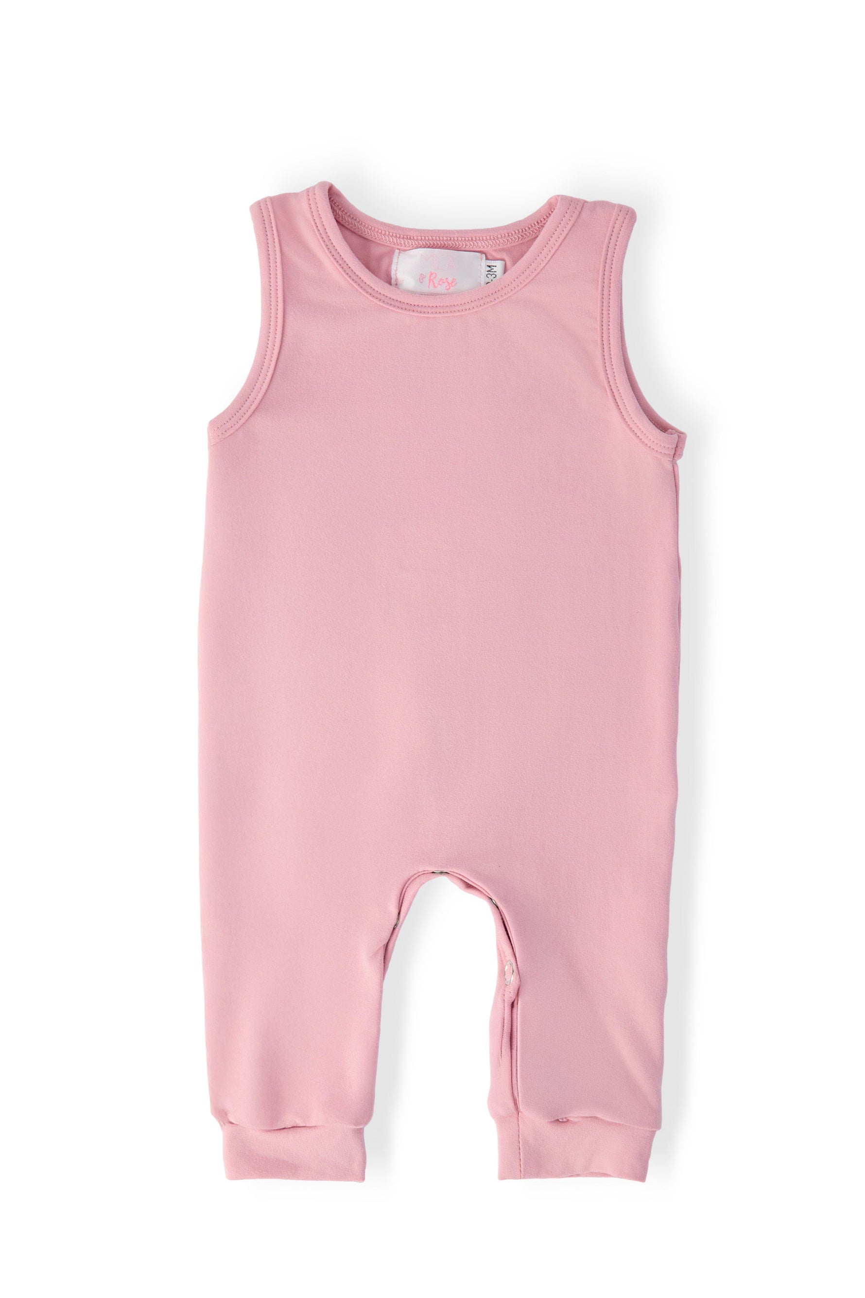 Mila & Rose baby Vintage Pink Tank One-Piece Jogger