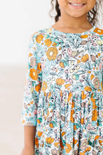 Mila & Rose ® Vintage Vibes Three Quarter Sleeve Pocket Twirl Dress - Apparel & Accessories > Clothing > Dresses Twirl Pocket Dress 3/4