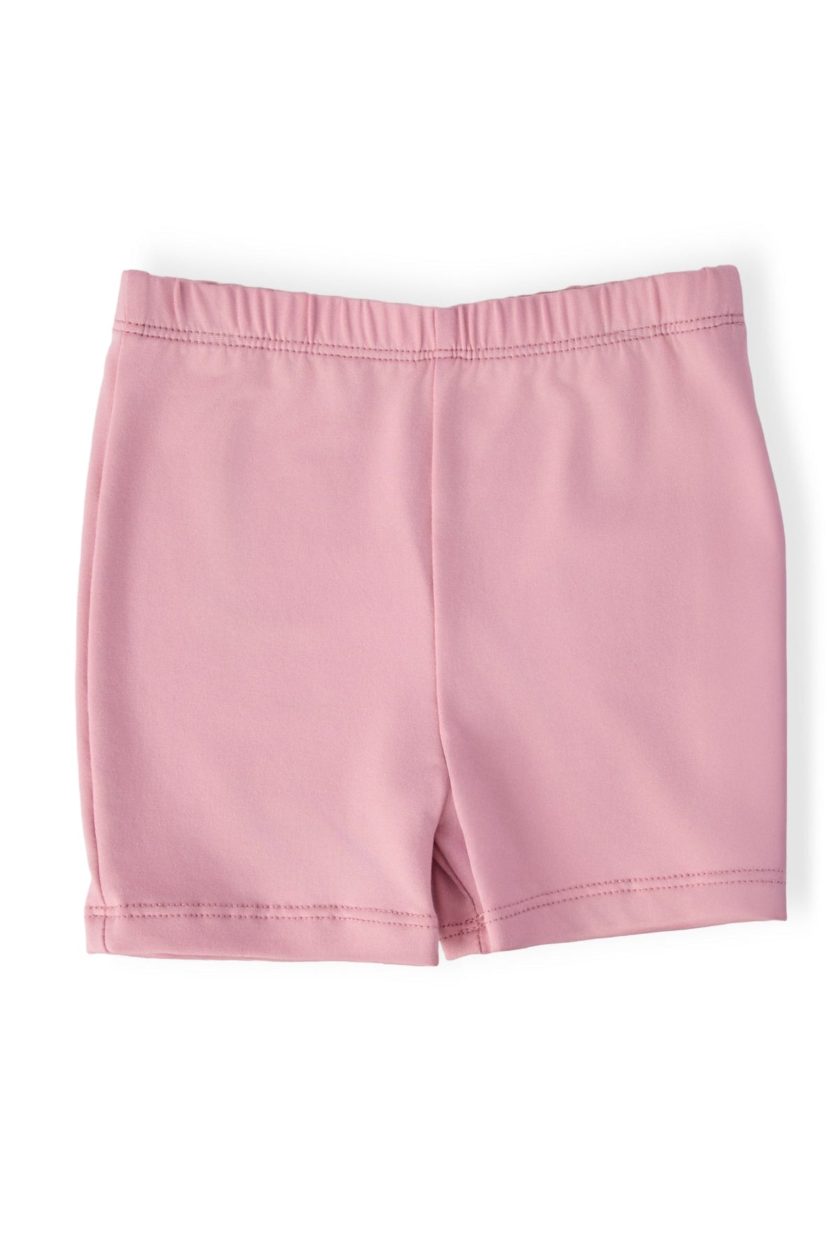 Vintage pink high-waisted twirl shorts for girls