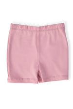 Vintage pink high-waisted twirl shorts for girls