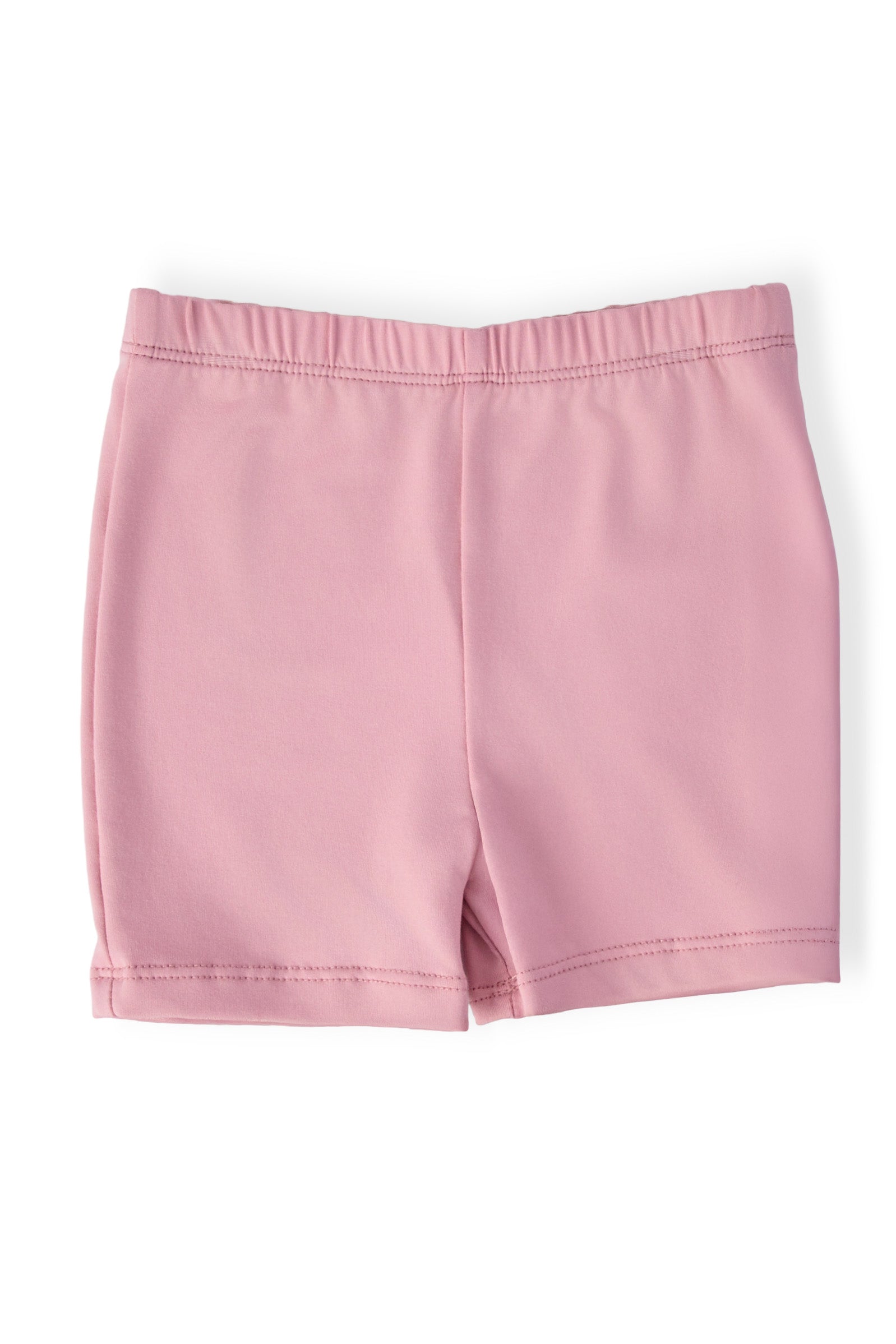 Vintage pink high-waisted twirl shorts for girls