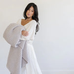 Waffle Knit Throw Blanket Soft Luxury by Saranoni Cozy Saranoni Everetts Place Boutique