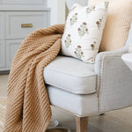 Waffle Knit Throw Blanket Soft Luxury by Saranoni Cozy Saranoni Everetts Place Boutique 119.00