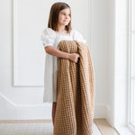 Waffle Knit Throw Blanket Soft Luxury by Saranoni Cozy Saranoni Everetts Place Boutique