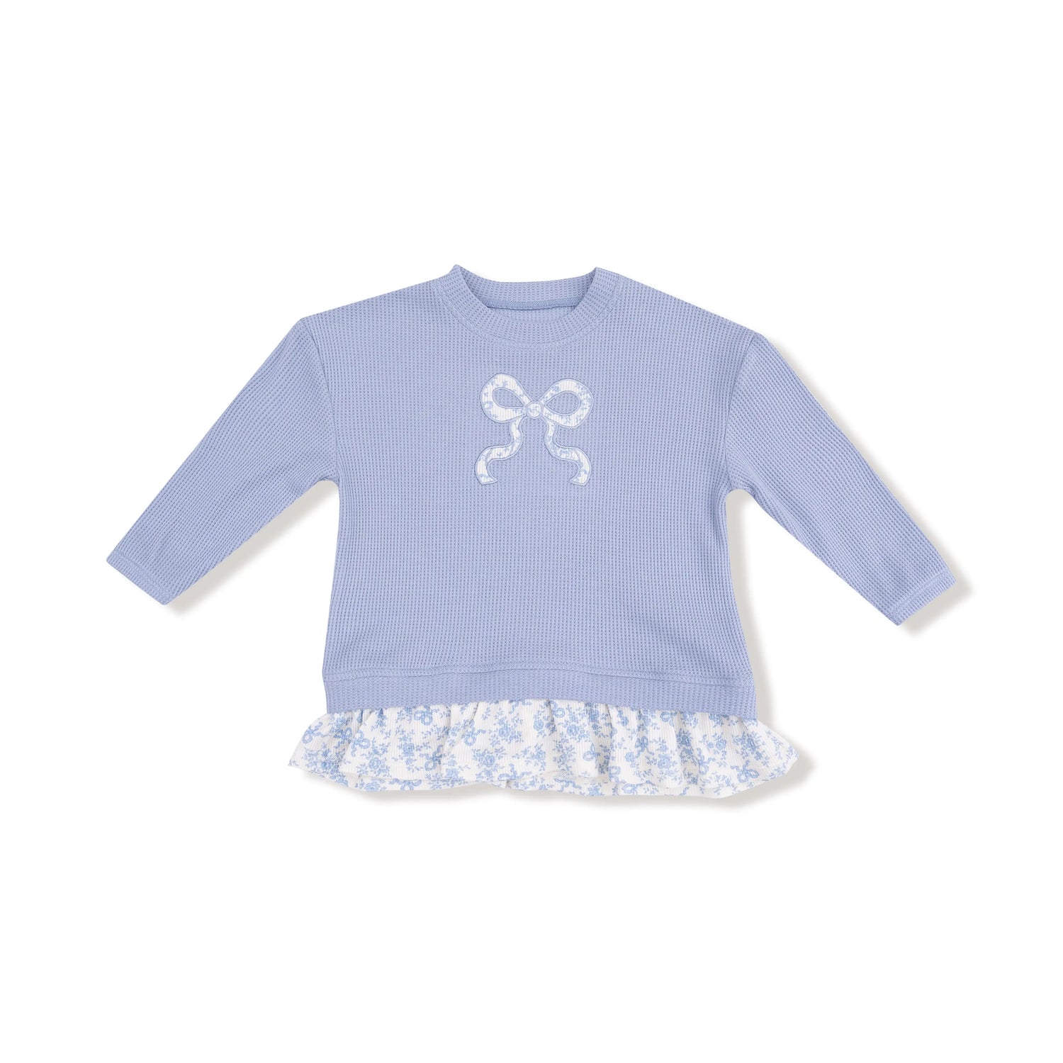Angel Dear Waffle Pullover With Ruffle Top And Ribbed Leggings Set - Apparel & Accessories > Clothing > Baby & Toddler Clothing > Baby & Toddler Outfits 936S