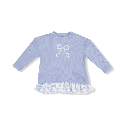 Waffle Pullover With Ruffle Top And Ribbed Leggings Set Angel Dear Everetts Place: Online Boutique