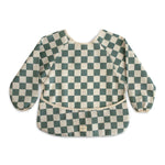 Mushie Water Resistant Long Sleeve Bib for Kids with Wide Pocket and Velcro Closure - Baby & Toddler > Nursing & Feeding > Bibs Long Sleeve Bib