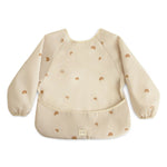 Mushie Water Resistant Long Sleeve Bib for Kids with Wide Pocket and Velcro Closure - Baby & Toddler > Nursing & Feeding > Bibs Long Sleeve Bib