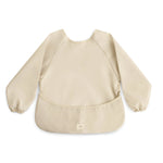 Mushie Water Resistant Long Sleeve Bib for Kids with Wide Pocket and Velcro Closure - Baby & Toddler > Nursing & Feeding > Bibs Long Sleeve Bib
