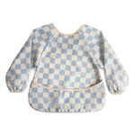 Mushie Water Resistant Long Sleeve Bib for Kids with Wide Pocket and Velcro Closure - Baby & Toddler > Nursing & Feeding > Bibs Long Sleeve Bib