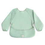 Mushie Water Resistant Long Sleeve Bib for Kids with Wide Pocket and Velcro Closure - Baby & Toddler > Nursing & Feeding > Bibs Long Sleeve Bib