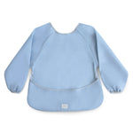 Mushie Water Resistant Long Sleeve Bib for Kids with Wide Pocket and Velcro Closure - Baby & Toddler > Nursing & Feeding > Bibs Long Sleeve Bib