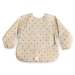 Mushie Water Resistant Long Sleeve Bib for Kids with Wide Pocket and Velcro Closure - Baby & Toddler > Nursing & Feeding > Bibs Long Sleeve Bib