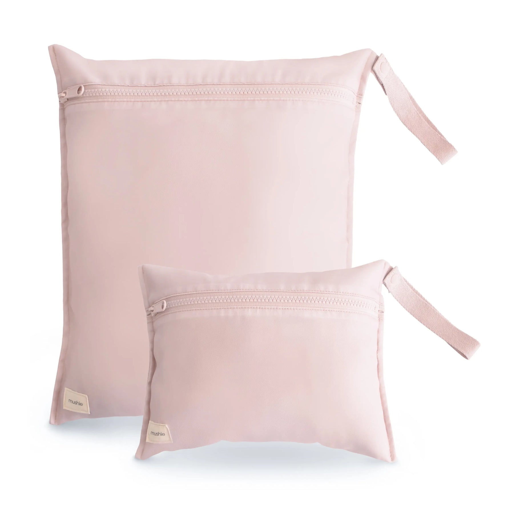 Mushie Water Resistant Wet Bag for Swimsuits and Dirty Clothes with Zipper Closure and Machine Washable Material - Baby & Toddler > Diapering > Diaper Wet Bags Wet Bag