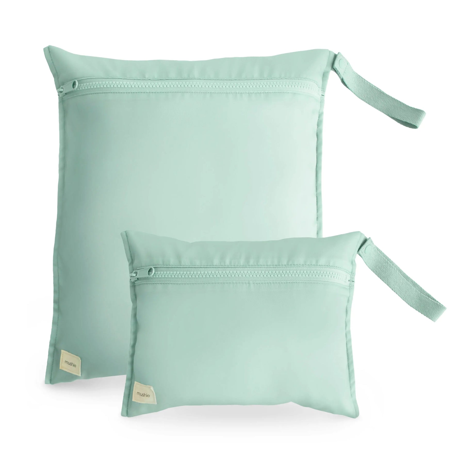 Mushie Water Resistant Wet Bag for Swimsuits and Dirty Clothes with Zipper Closure and Machine Washable Material - Baby & Toddler > Diapering > Diaper Wet Bags Wet Bag
