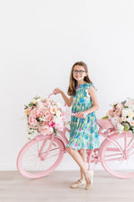Watercolor Butterflies Flutter Sleeve Twirl Dress Toddler - Everetts Place Boutique - Twirl Dress Flutter