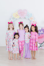 Watercolor Hearts Short Sleeve Ruffle Tee for Girls Mila & Rose ® Everetts Place: Online Boutique