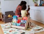 Wave Design Curved Wooden Bookshelf Small Medium Large Kidodido Everetts Place: Online Boutique