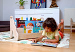 Wave Design Curved Wooden Bookshelf Small Medium Large Kidodido Everetts Place: Online Boutique