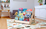 Wave Design Curved Wooden Bookshelf Small Medium Large Kidodido Everetts Place: Online Boutique