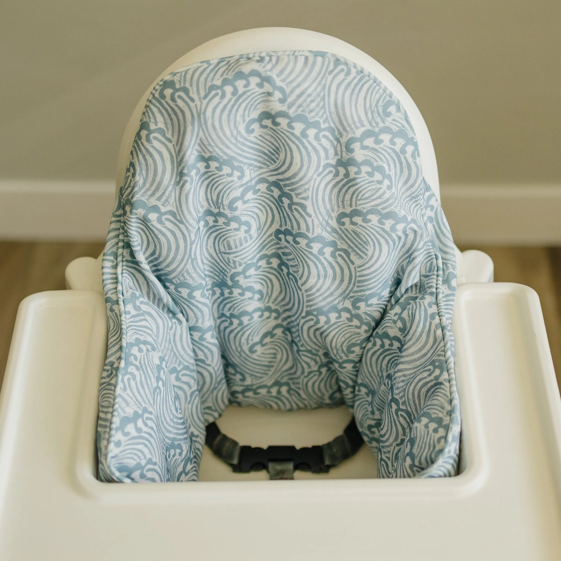Waves Cushion Cover For IKEA Antilop Highchair Blue Little Joy Co. Everetts Place: Online Boutique