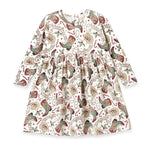 Tesa Babe Western Christmas Girls Dress Soft Bamboo Holiday Style - Everetts Place Boutique - 