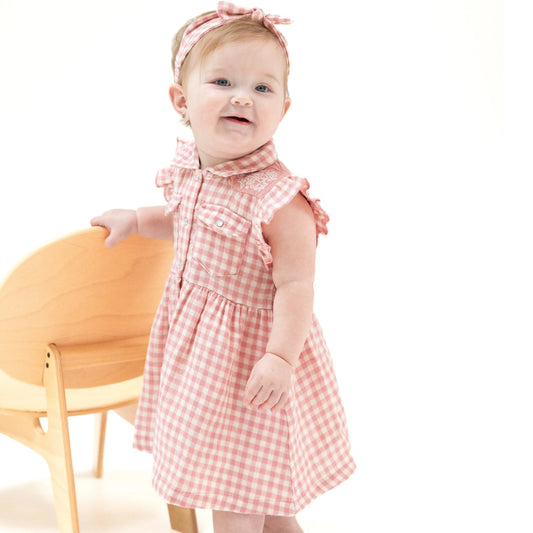 Western Pearl Snap Dress and Bloomer for 2T to 4T Kids Angel Dear Everetts Place: Online Boutique