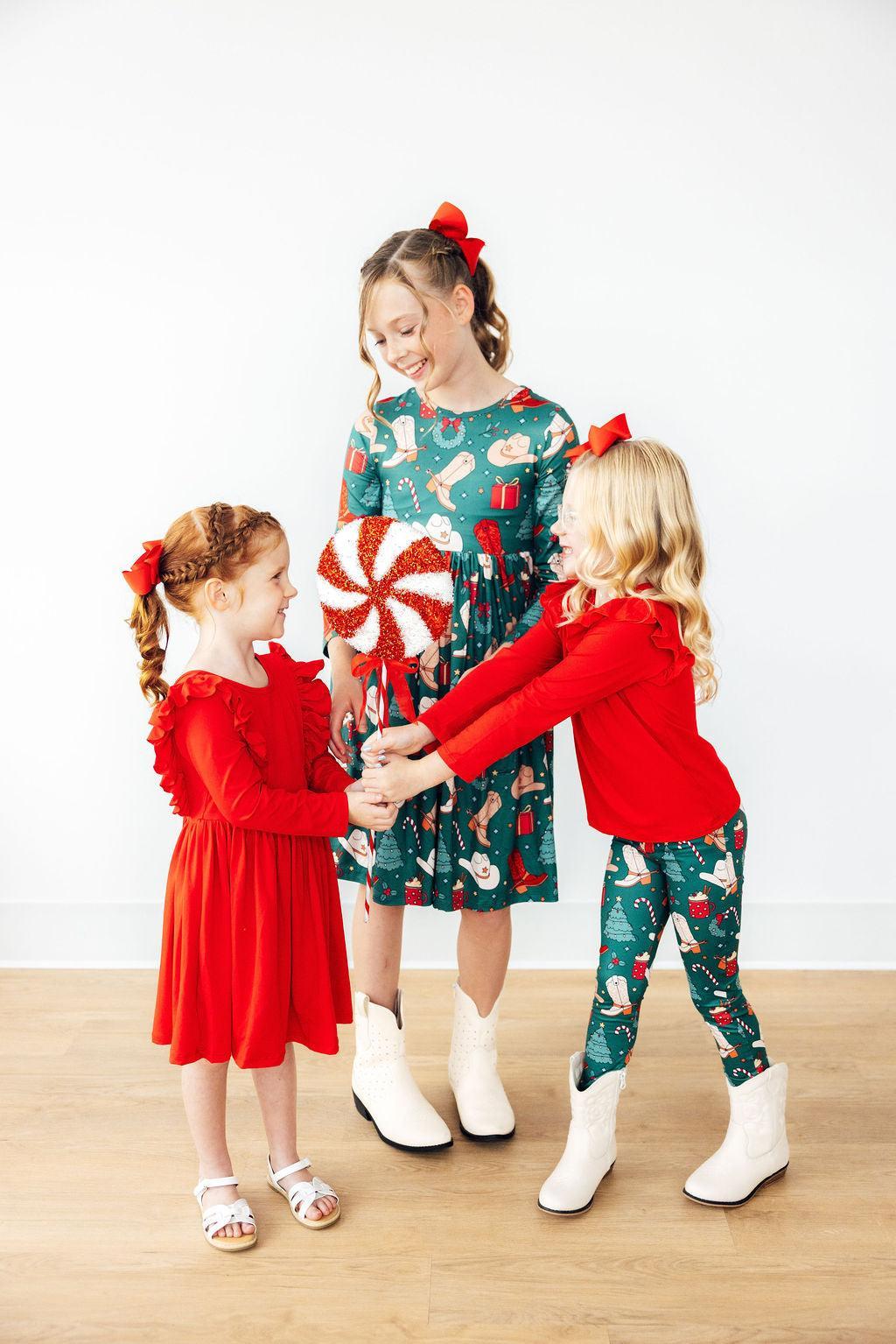 Mila & Rose Western Wonderland baby leggings, playful western print.