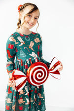 Western Wonderland Long Sleeve Twirl Dress With Pocket Mila & Rose ® Everetts Place: Online Boutique