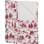 Holiday Toile Bamboo Fleece Quilt by Mebie Baby