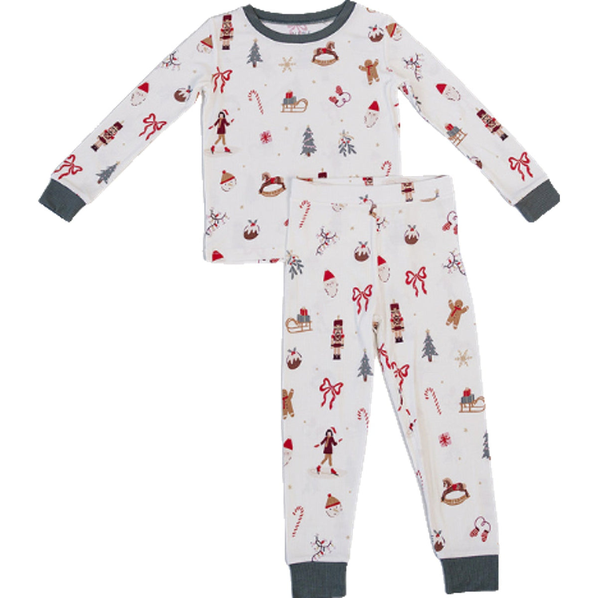 Merry & Bright Ribbed Bamboo Cozy Set by Mebie Baby