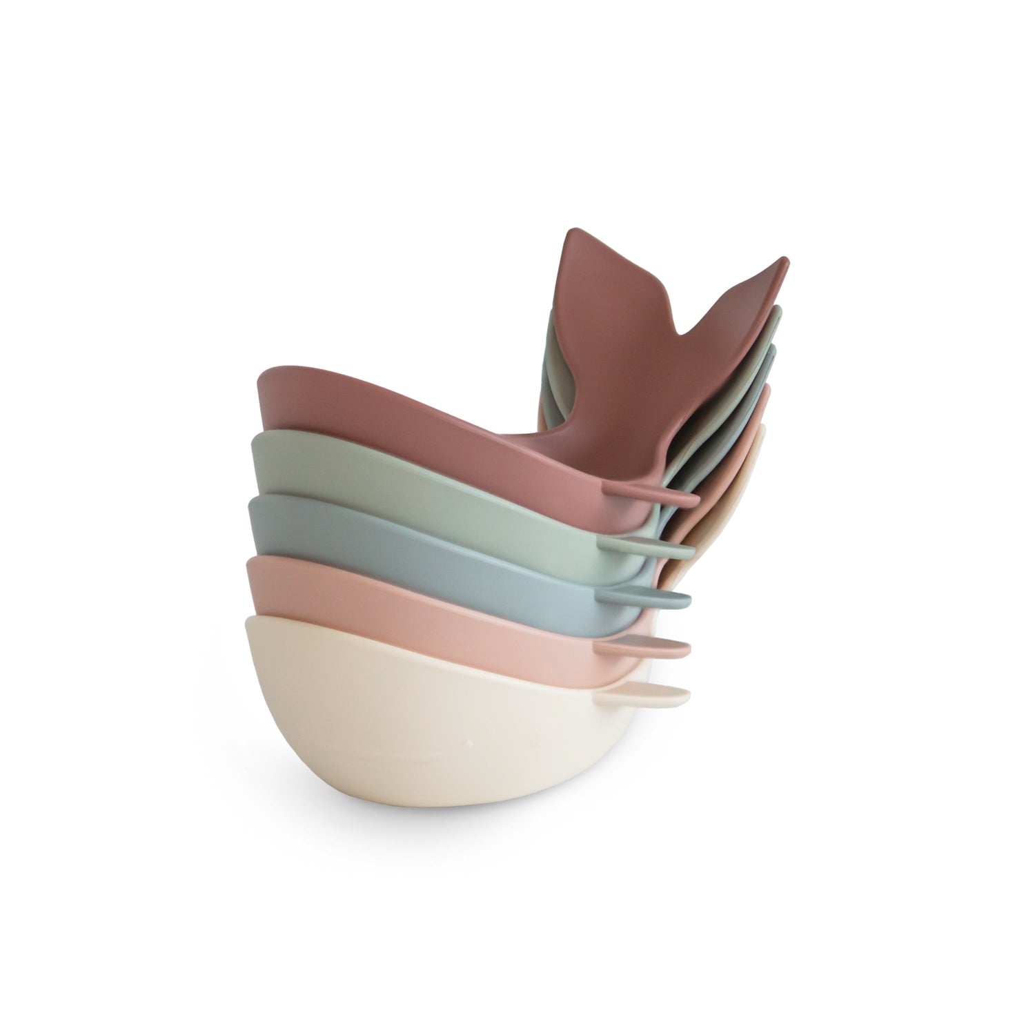 Whale Bath Stackers by Mushie at Everetts Place