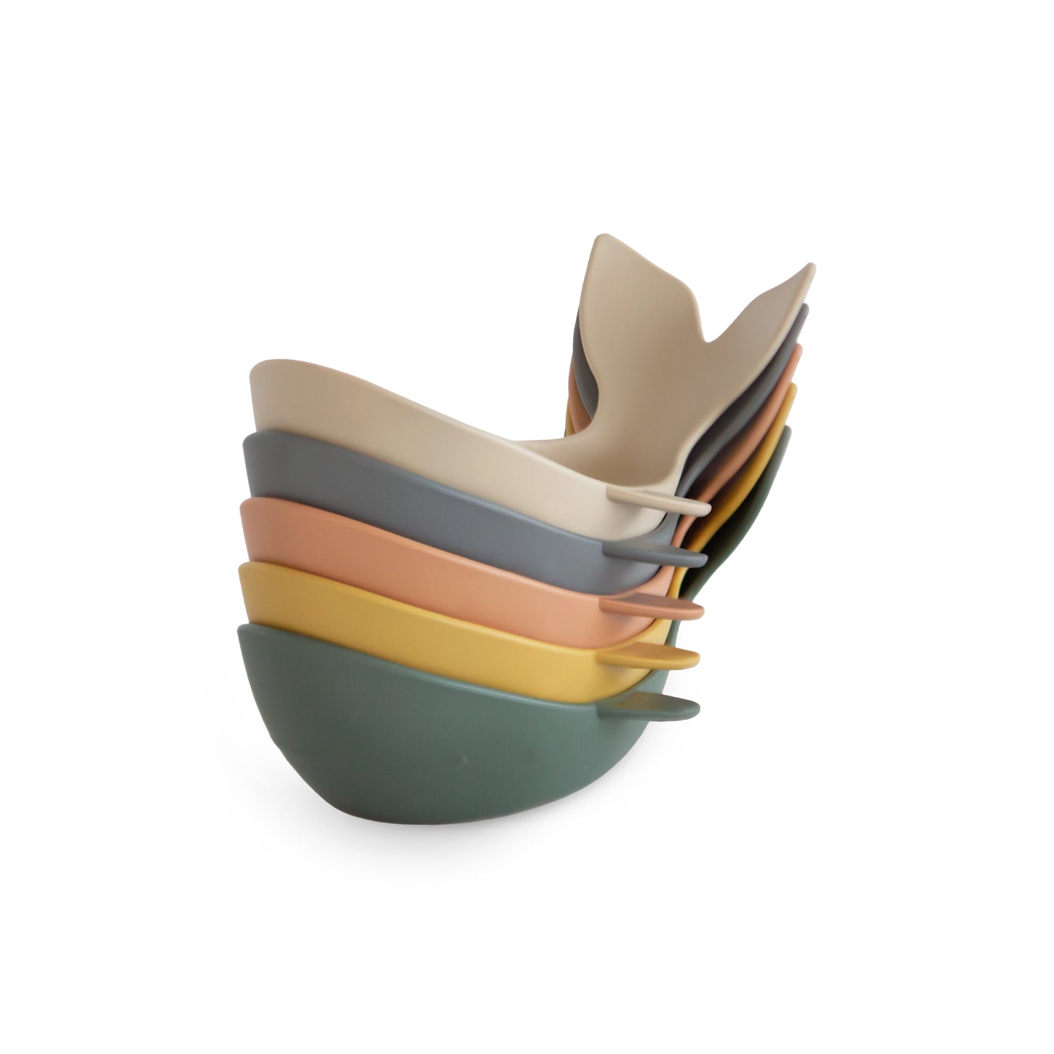 Whale Bath Stackers by Mushie at Everetts Place