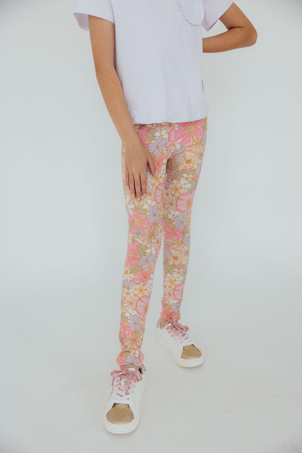 Mila & Rose What's Up Buttercup organic baby leggings
