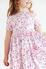 Mila & Rose ® Whimsical Woods S/S Pocket Twirl Dress - 