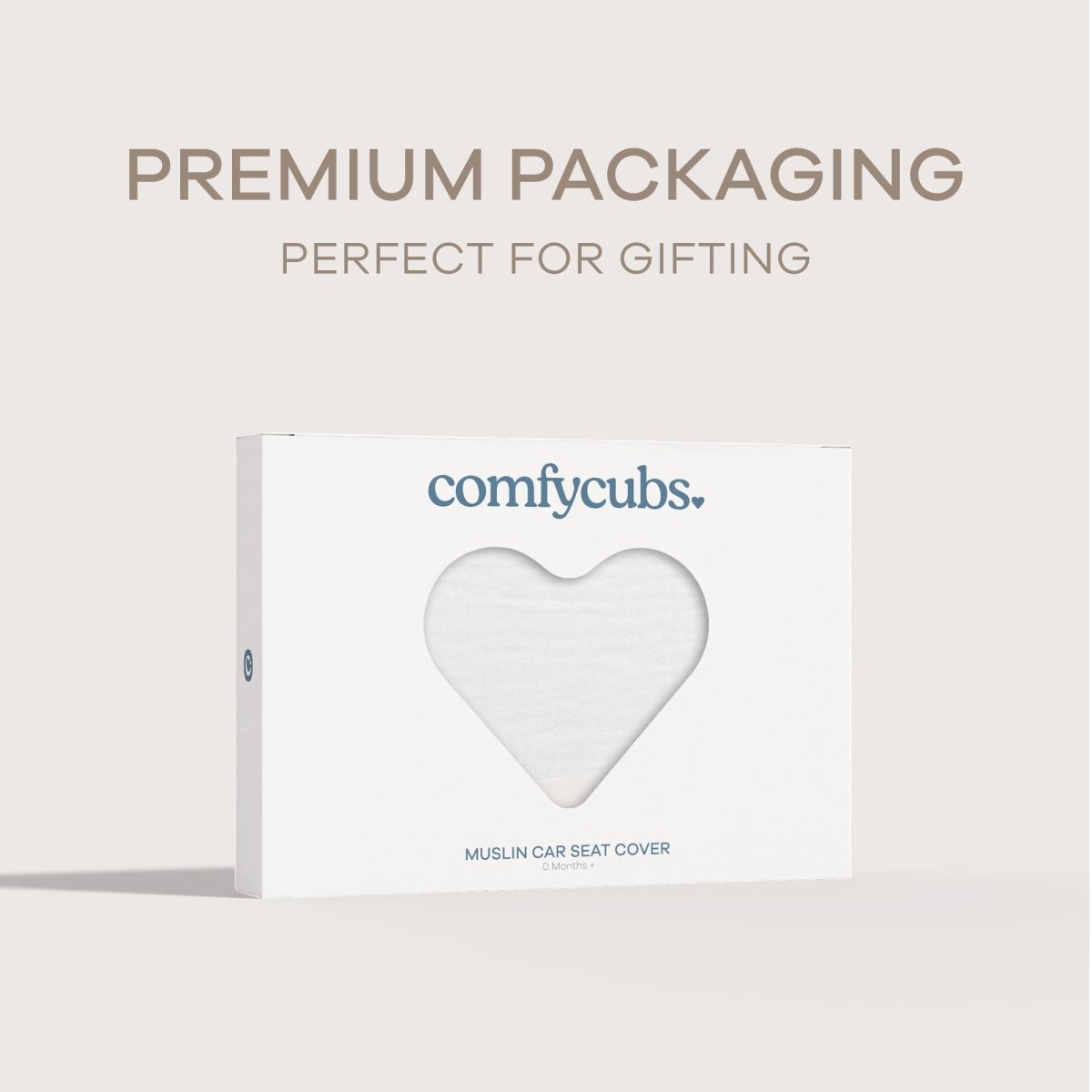 Comfy Cubs White Baby Car Seat Cover Canopy Breathable Bamboo Blend - Everetts Place Boutique - 