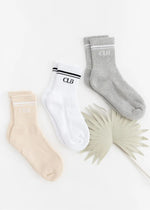 Charlie Lou Baby White Half Crew Socks Foot Soldier Mom Cushioned Comfort - Apparel & Accessories > Clothing > Socks Socks