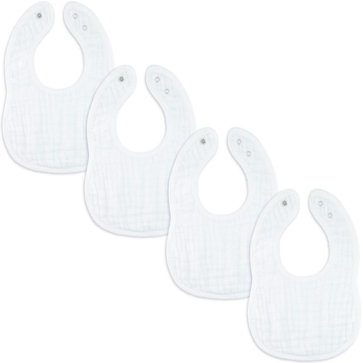White Muslin Baby Bibs Soft Absorbent Drool Bandanas Comfy Cubs Everetts Place: Online Boutique 19.99