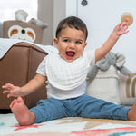 White Muslin Baby Bibs Soft Absorbent Drool Bandanas Comfy Cubs Everetts Place: Online Boutique
