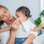 White Muslin Baby Bibs Soft Absorbent Drool Bandanas Comfy Cubs Everetts Place: Online Boutique