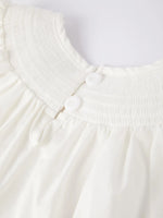 Rylee Faith Designs White Smocked Church Christ Bishop Christening Dress for Girls - Apparel & Accessories > Clothing > Dresses Dress