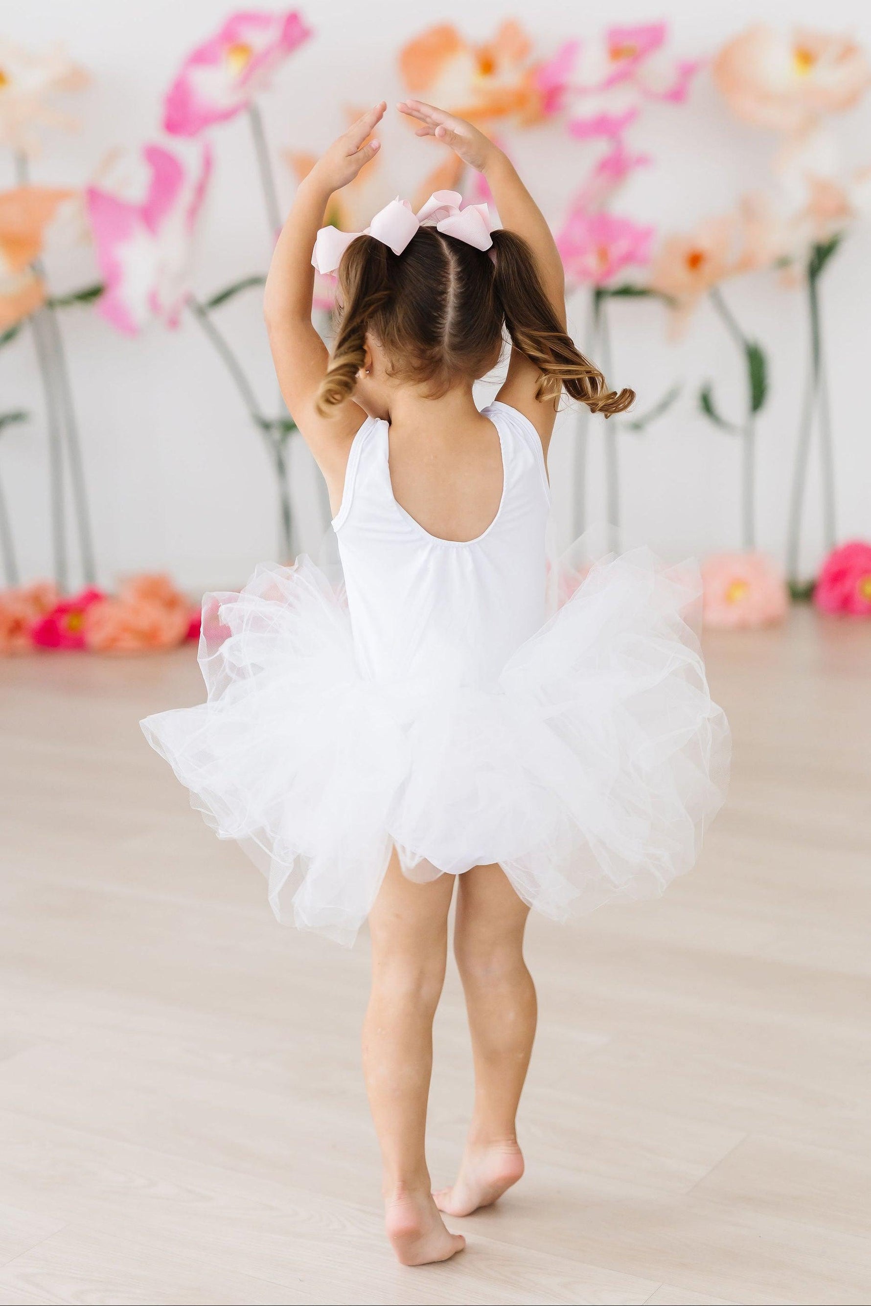 White Tank Tutu Leotard for Girls Ballet Dancewear Mila & Rose ® Everetts Place: Online Boutique