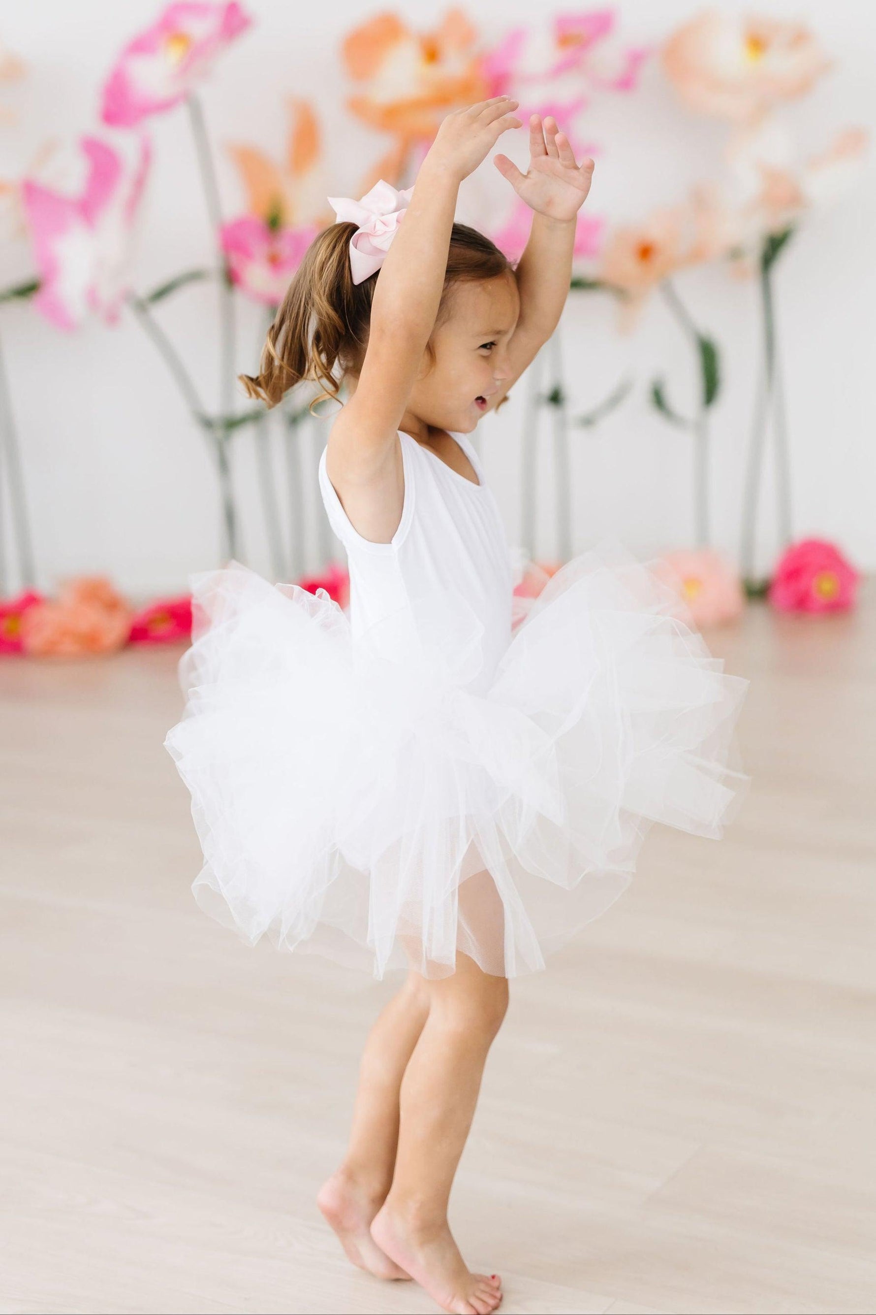 White Tank Tutu Leotard for Girls Ballet Dancewear Mila & Rose ® Everetts Place: Online Boutique
